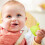 Green Silicone Teething Toys Infant Rattling Teether, Mushroom Teether 2