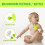 Green Silicone Teething Toys Infant Rattling Teether, Mushroom Teether 4
