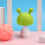 Green Silicone Teething Toys Infant Rattling Teether, Mushroom Teether 5