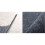White Dandelion Gray Background Printed Kitchen Mat 40*60Cm+40*120Cm 3