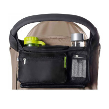 Universal Stroller Organizer with 2 Insulated Cup Holders, Stroller Accessories, for Carrying Diaper