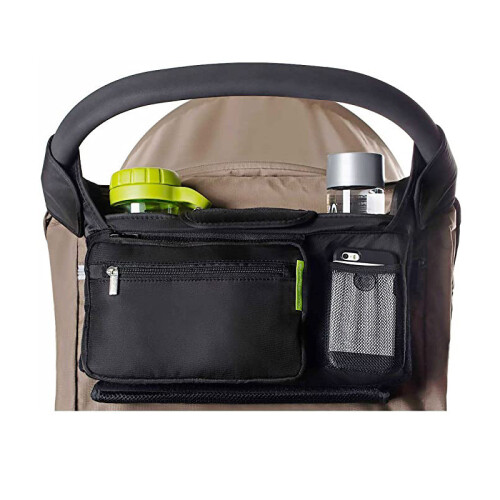 Universal Stroller Organizer with 2 Insulated Cup Holders,  Stroller Accessories, for Carrying Diaper