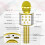 Wireless Bluetooth Karaoke Mic with Speaker,Gift Singing Toy for Kid 3