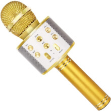 Wireless Bluetooth Karaoke Mic with Speaker,Gift Singing Toy for Kid