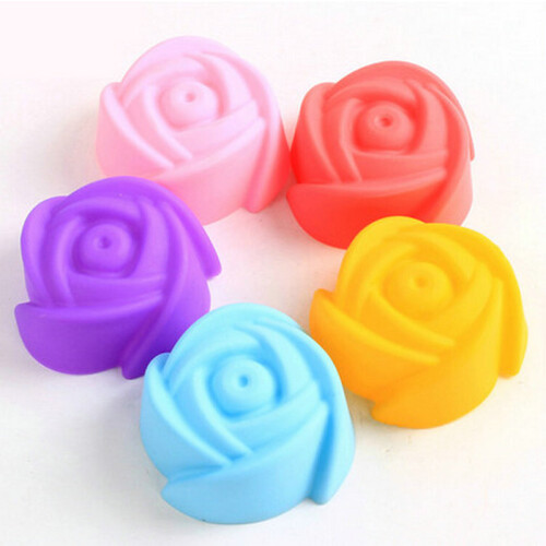 Silicone molds for muffins - 24 reusable silicone molds 2