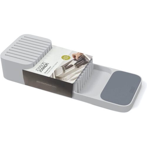 Kitchen drawer knife fork knife holder storage box gray 2