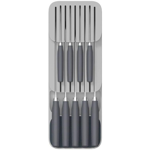 Kitchen drawer knife fork knife holder storage box gray 1