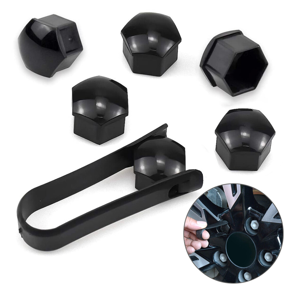 Wheel Bolt Caps, 20X Wheel Bolt Caps 17 Mm, Wheel Nut Caps with Tool, Plastic Caps, 1.7 Cm-image-OPC-PDP5JMG-NEW