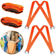 Movable straps Mobility aids for carrying heavy furniture to easily lift the heavy object reduces back pain
