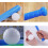 3 Pcs Children's plastic baseball bat, bat and ball set 4