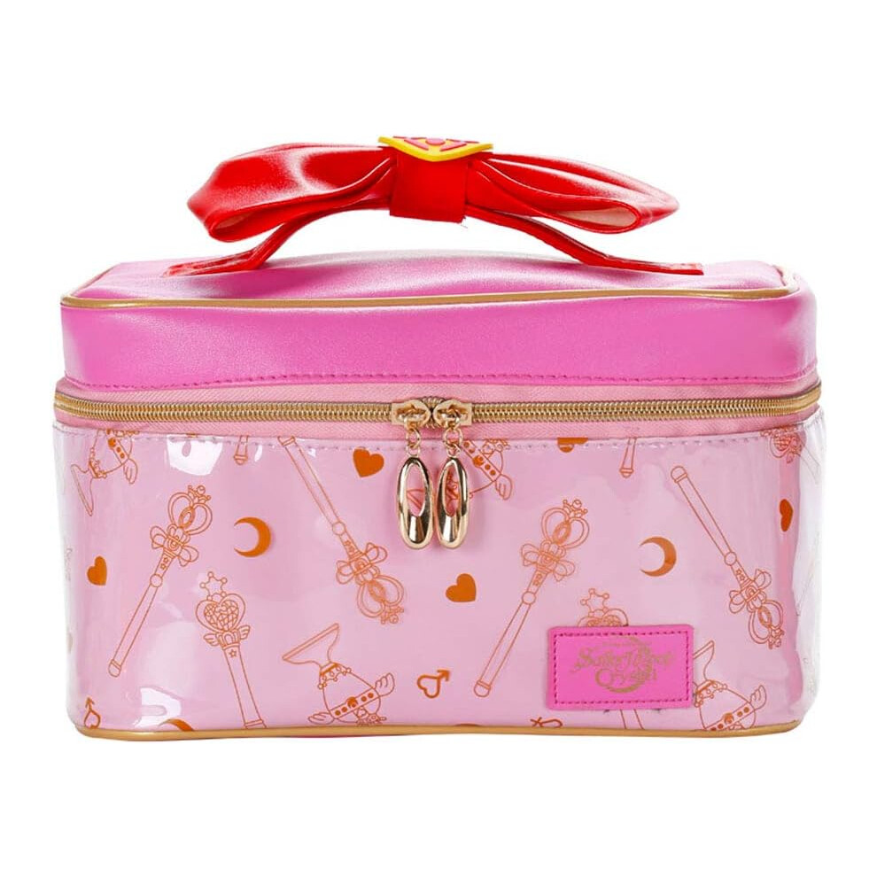 Limbo Portable Makeup Bag Travel Cosmetics Storage Bag Leather Makeup Organizer Gift For Girls Women