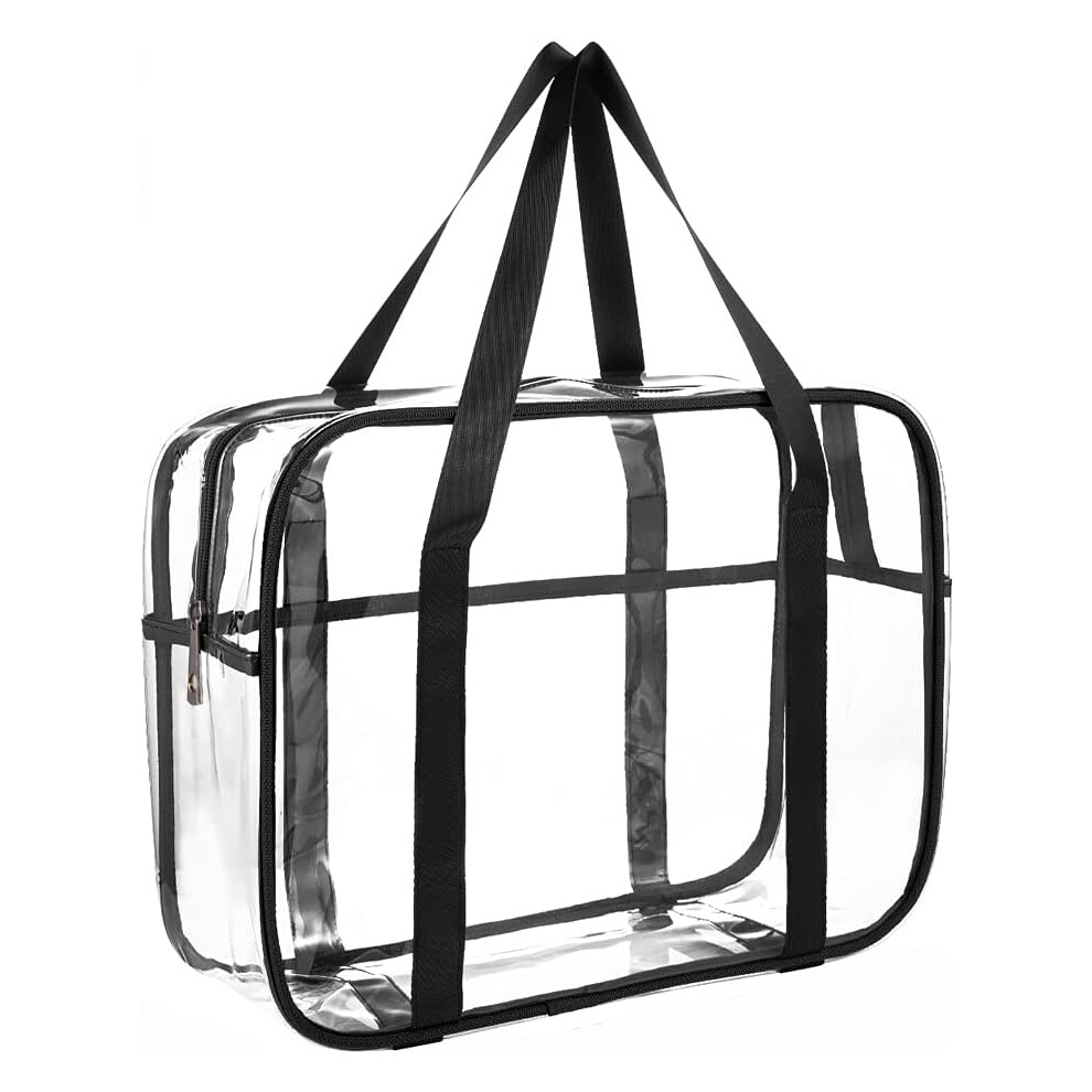 Limbo Toiletry Bag Black Tote Bag Thick Pvc Zipper Toiletry Bag Waterproof Makeup Bag