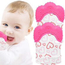 2 pcs Mittens - Baby Glove Stimulating Childhood Diseases - Grandchild Glove 3-6 months
