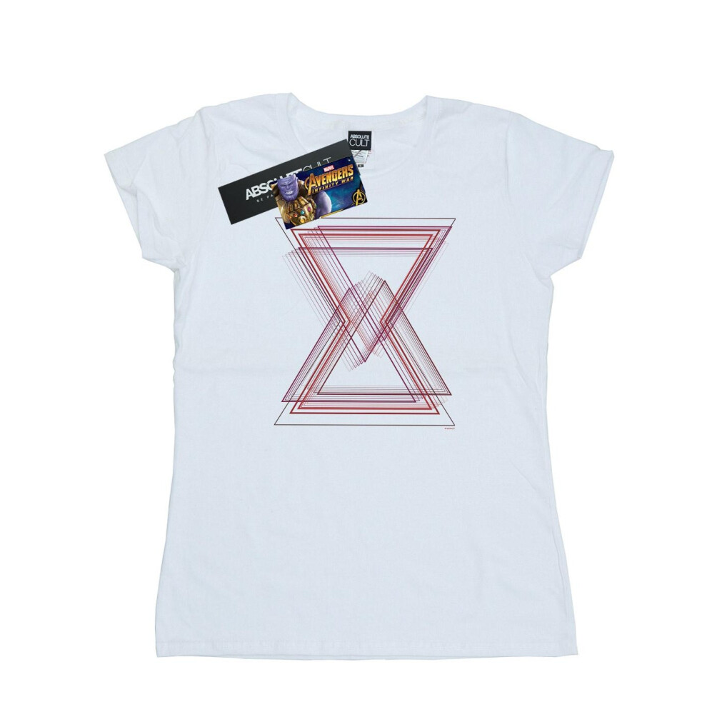 Marvel Womens/Ladies Avengers Infinity War Black Widow Lines Cotton T-Shirt
