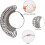 Ring Sizing Tool, Aluminum Ring Mandrel and Finger Gauge (Metal Ring Sizing Tool Kit) 3