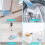 Soap Dispenser Dish Brush, Dish Brush With Detergent Dispenser 6