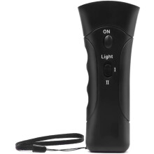 Ultrasonic Handheld Battery Operated Dog Trainer and Deterrent with Led Light Reduces Dog Barking and Noise