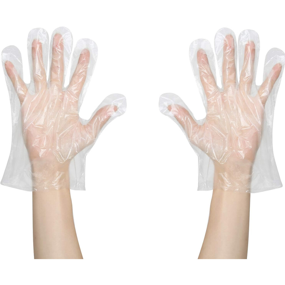300 Pcs Disposable Gloves - Pe Plastic Gloves Disposable Gloves Disposable Gloves Gloves Work Safety Gloves 6228927260206