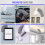 Telescopic duster set with 2 microfiber accessories, extendable long telescopic stainless steel duster 2.4M 2