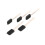 Foam brushes, different sizes, 50 pcs, sponge brush, foam brushes 3