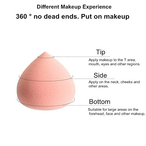 Make-up brush Soft Blender 2 pcs in a box Makeup Sponge Puff Egg Blending Foundation Soft Wet-dry use Make-up tools 1