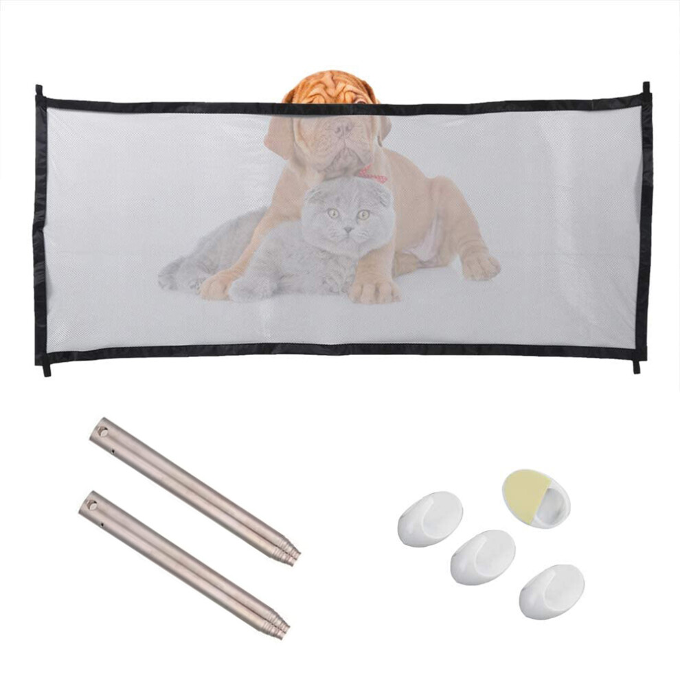 Limbo Pet Safety Guard Gate, Portable Folding Mesh Child's Safety Gates Install Anywhere