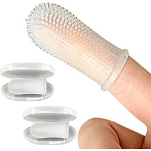 Dog Fingerbrush Toothbrush Kit  , Full Surround Bristles for Easy Teeth Cleaning