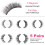 Magnetic Lashes with Eyeliner, 5 Pairs Thick Long Artificial False Eyelashes 2