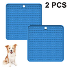 2pcs Dog and Cat Licking Pads, Premium Licking Pads with Suction Cups for Dog Anxiety, Slow Feeding Dog Bowls