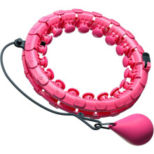 Adults Fitness Hula Hoop, Wide Adjustable Hula Hoop with Massage Nubs and 24 Removable Parts, Smart Hula Hoop