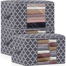 Storage Bag 100L 3 Pack Large Blanket Clothes Organizing and Storage Bin