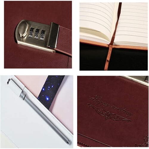 Digital Password Diary With Lock Retro Privacy Diary With Password Lock 2