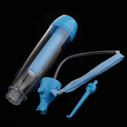 Manual Teeth Cleaner, Oral Water Flosser Manual Pull Rod Teeth Cleaner 1