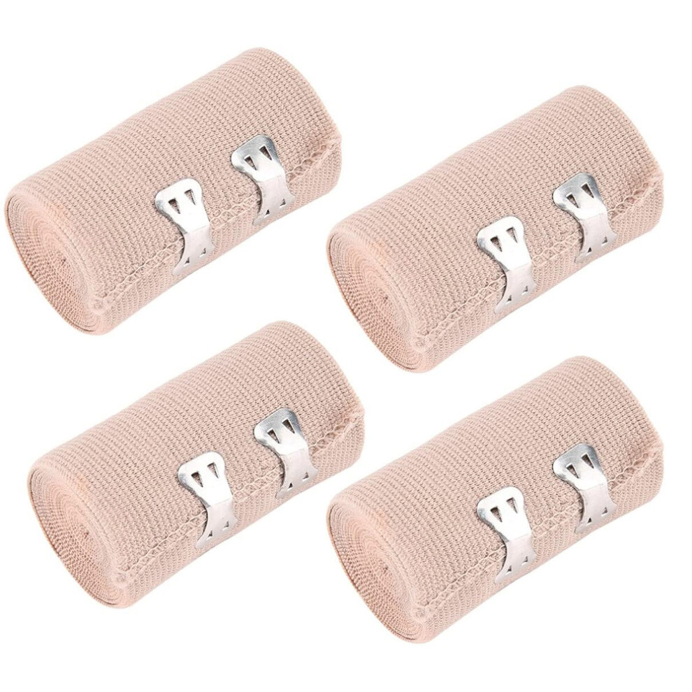 Limbo 4 Pack Elastic Bandages, First Aid Kits And Latex Free Compression Bandages For Medical Facilities