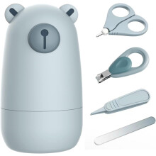 Baby Nail Clippers Set with Cute Case, Infant Fingernail and Toenail File Kit