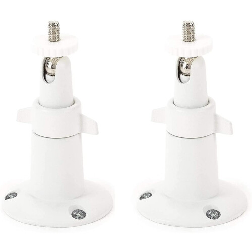Adjustable Indoor/Outdoor Security Metal Wall Bracket 2 Pieces Pack,Aluminum Bracket 1