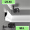 Adjustable Indoor/Outdoor Security Metal Wall Bracket 2 Pieces Pack,Aluminum Bracket 6