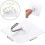 50PCS Transparent Adhesive Hooks,Kitchen Wall Hook with Stainless 3