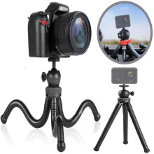 Flexible Tripod, Phone Tripods Mini Camera Tripod For Sports Camera