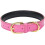 Basic Classic Padded Leather Pet Collar For Cats, Puppies, Small And Medium DogsPinkS 1