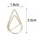 100 Paper Clips, Durable And Rust Resistant Paper ClipsGold 5