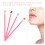 400 Pieces Disposable Lip Brush Lip Gloss Applicator Makeup Brush 4