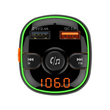 Bluetooth FM Transmitter for Car,QC3.0Wireless Radio Bluetooth Adapter