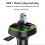 Bluetooth FM Transmitter for Car,QC3.0Wireless Radio Bluetooth Adapter 5