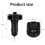 Bluetooth  Wireless FM Transmitter Radio Receiver Adapter Car Kit 6