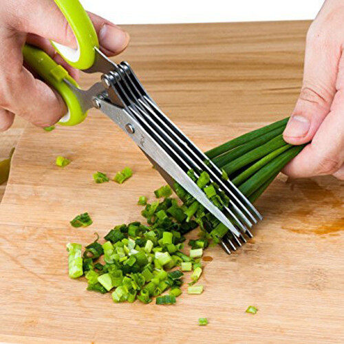 Herb Scissors Multipurpose Mincing Shear 5Blades