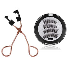 1pcs 3D Quantum Magnetic Eyelashes with Soft Magnet Technology Beauty, Dual Natural Lash 0.2mm Ultra Thin Magnet
