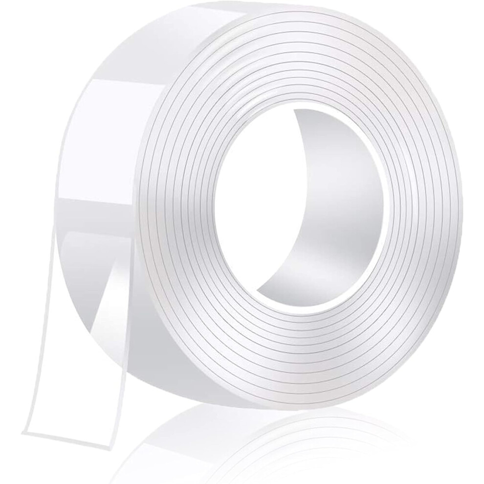 5M Extra Strong Double Sided Tape, Washable Traceless Nano Tape, Double Sided-Gel Clear And Removable For Carpet, Home 6228927269421