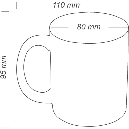 Ceramic mug with surprise effect - white finger design - gadget coffee mug as a gift 2