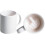 Ceramic mug with surprise effect - white finger design - gadget coffee mug as a gift 5